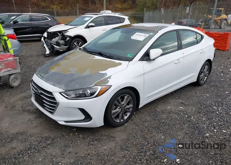 2018 Hyundai Elantra Sel из США, поврежденный, VIN 5NPD84LF1JH217823